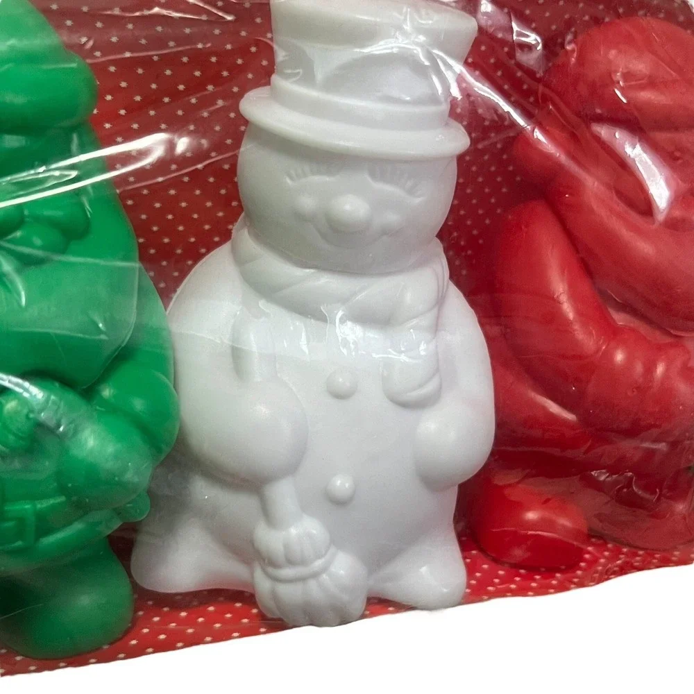 Vtg Candy Land Stuff‎ With Holiday Goodies Santa Snowman Christmas Stocking NEW